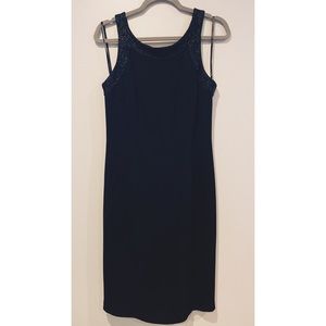 Ralph Lauren Black Strap Lined Size 8  Dress